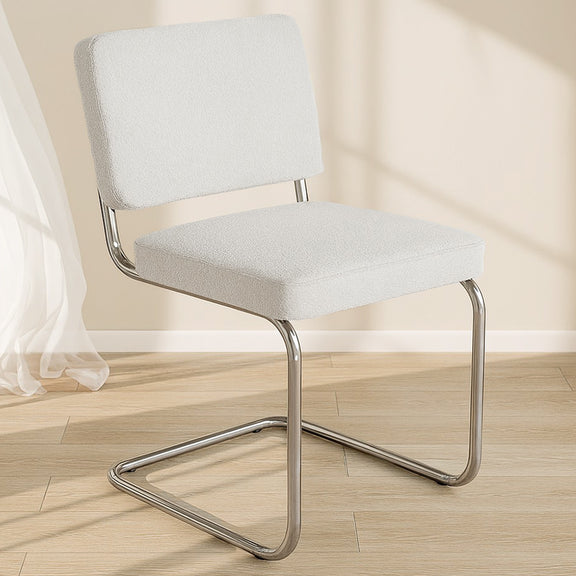 Dining Chair - Upholstered in Bouclé Fabric - Henr - gallery 2