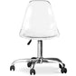 Office chair with transparent casters - Swivel office chair - Lucy