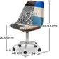 Chaise de Bureau Pivotante - Tissu Patchwork - Pixi