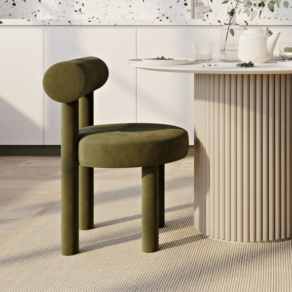 Dining Chair - Upholstered in Velvet - Rhys - gallery 4