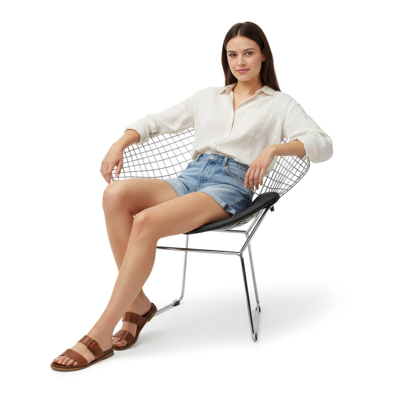 Cadeira de descanso - Cadeira de design em aço - Berty