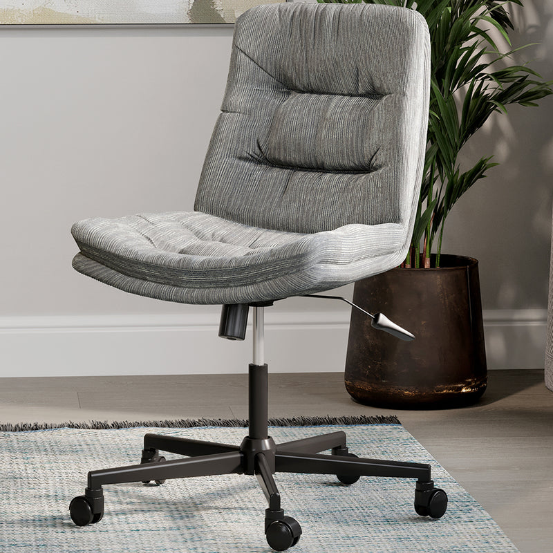 Upholstered Office Chair - Swivel - Catherine