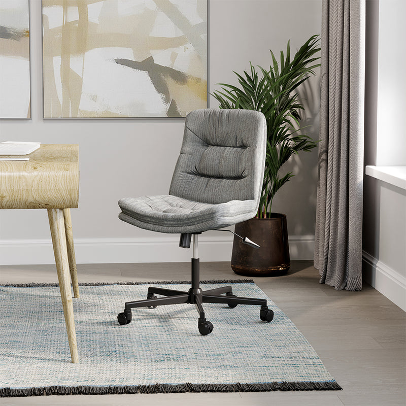 Upholstered Office Chair - Swivel - Catherine