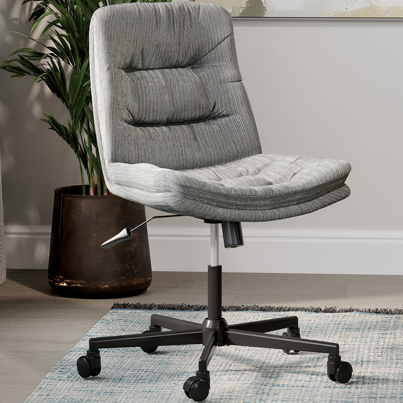 Upholstered Office Chair - Swivel - Catherine