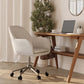 Chaise de bureau pivotante avec accoudoirs - Lumby