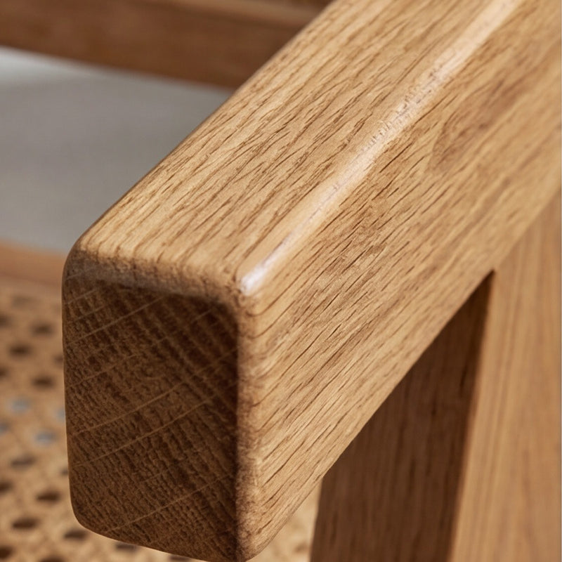 Dining Chair in Cane Rattan - with Armrests - Kane