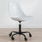 Office Chair with Wheels - Swivel Desk Chair - Tulip Black Frame - gallery 2