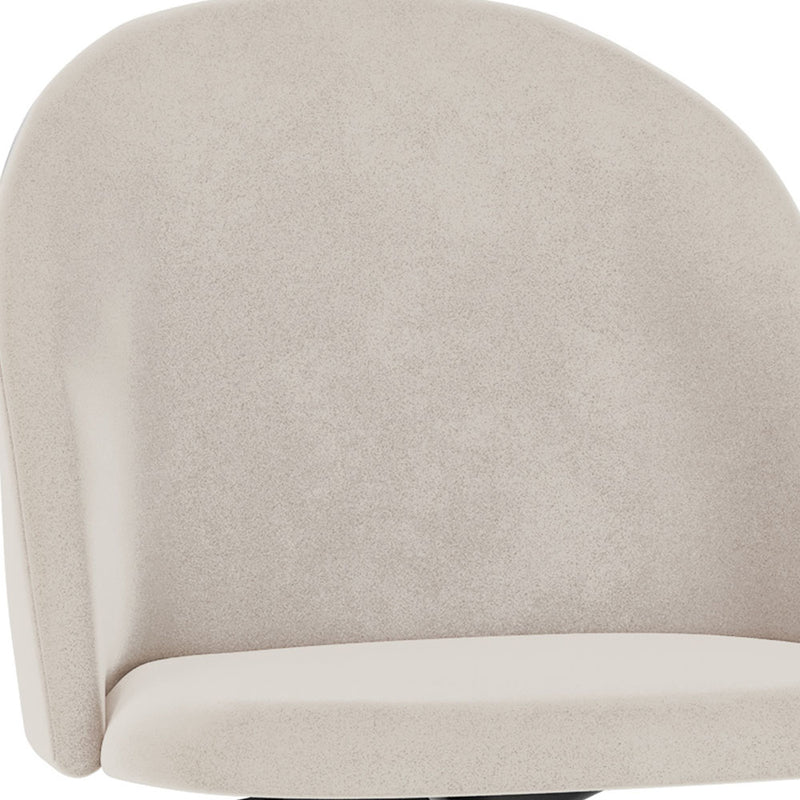 Upholstered Office Chair - Velvet - Evelyne