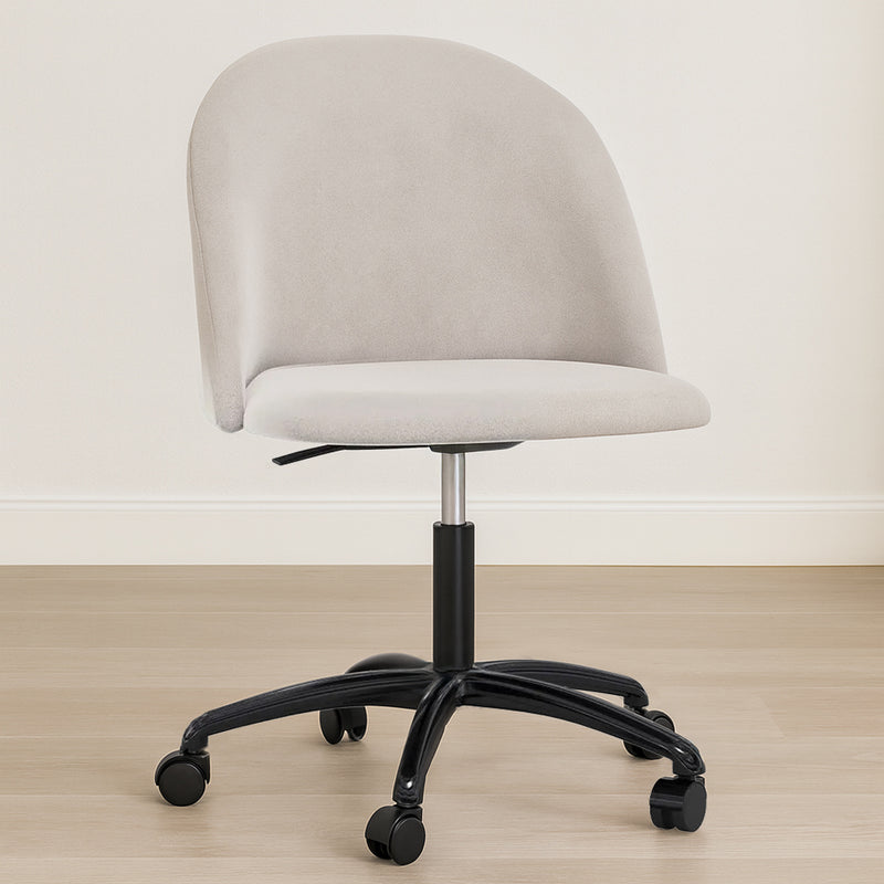 Upholstered Office Chair - Velvet - Evelyne