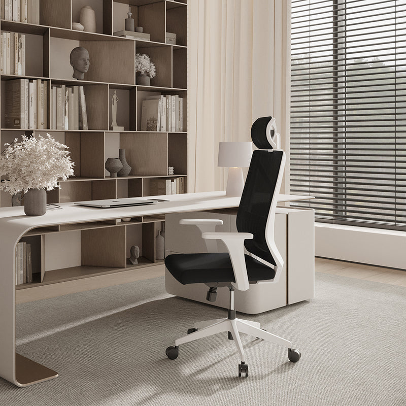Sedia da ufficio ergonomica con ruote e braccioli - Ergal
