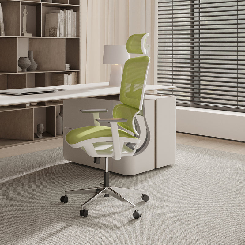 Sedia da ufficio ergonomica con ruote e braccioli - Keys