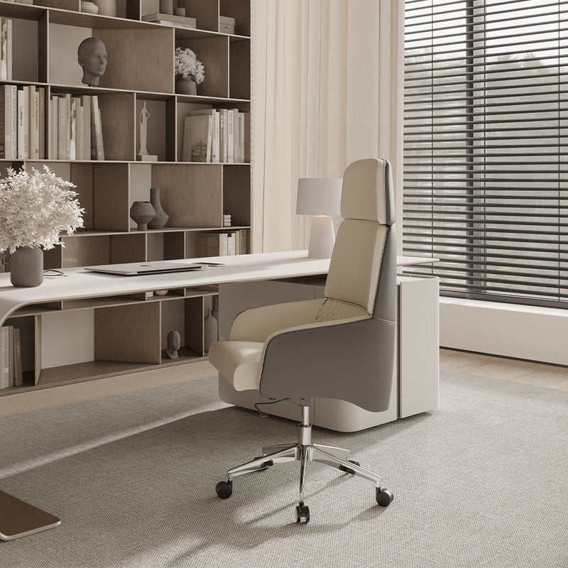Ergonomic Office Chair with Wheels and Armrests - Series