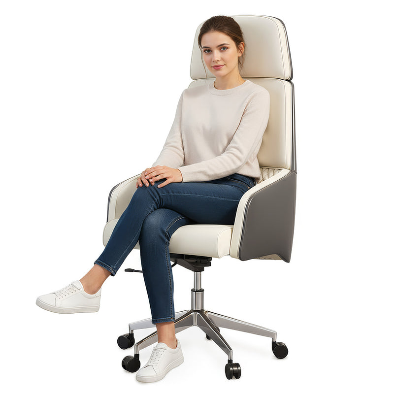 Ergonomic Office Chair with Wheels and Armrests - Series