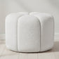Pouf Round Bouclé Fabric - Harley