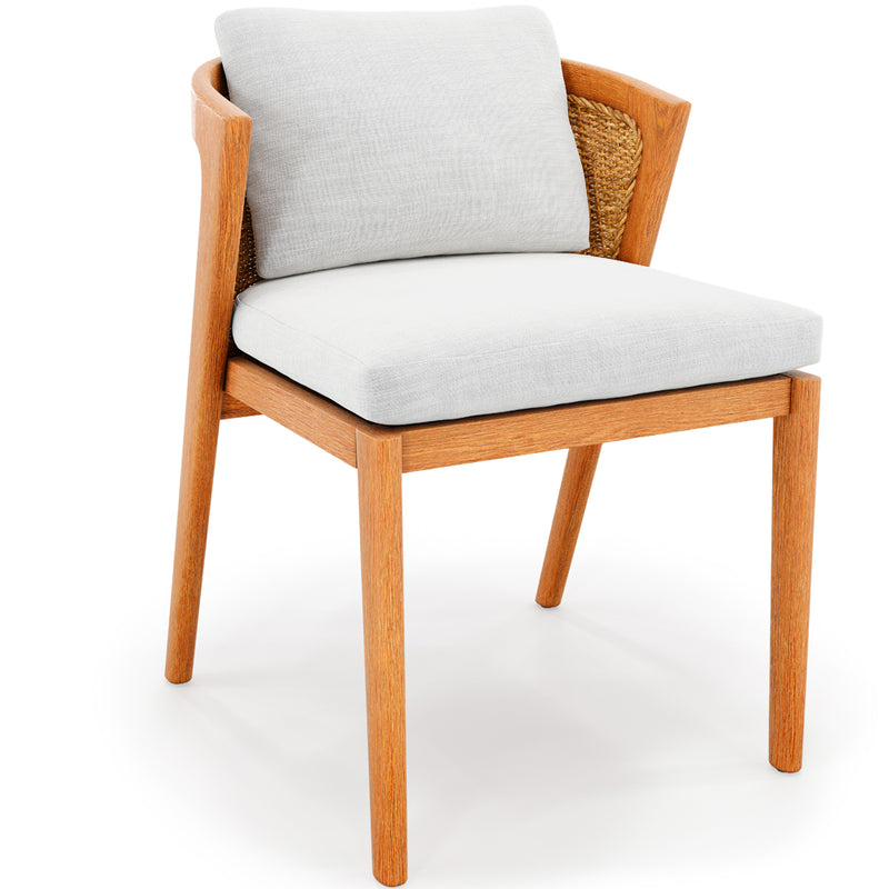Outdoor Teak Dining Chair with Cushions - Esther