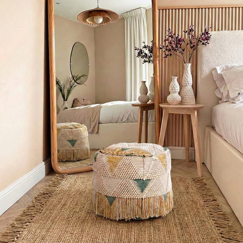 Boho Bali Style Pouffe Seat - Jacqueline - gallery 4