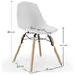 Dining Chair - Scandinavian Design - Wooden Legs - Pack of 4 - Skögur