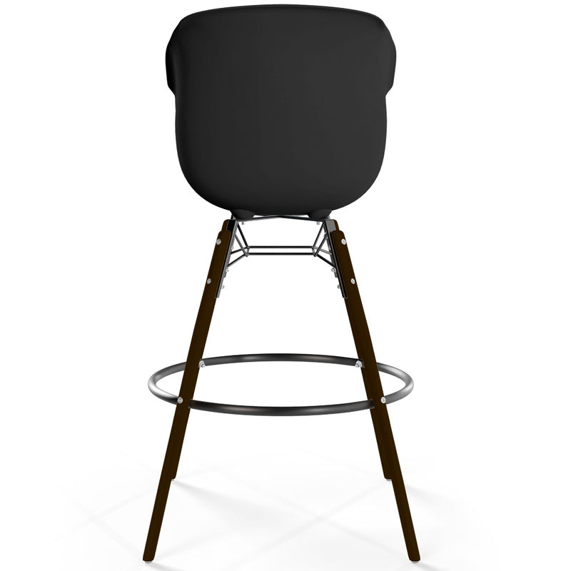 Bar Stool - Scandinavian Design - Dark Wood Legs - Pirela