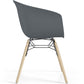 Dining Chair - Scandinavian Design - Natural Wood Legs - Polin