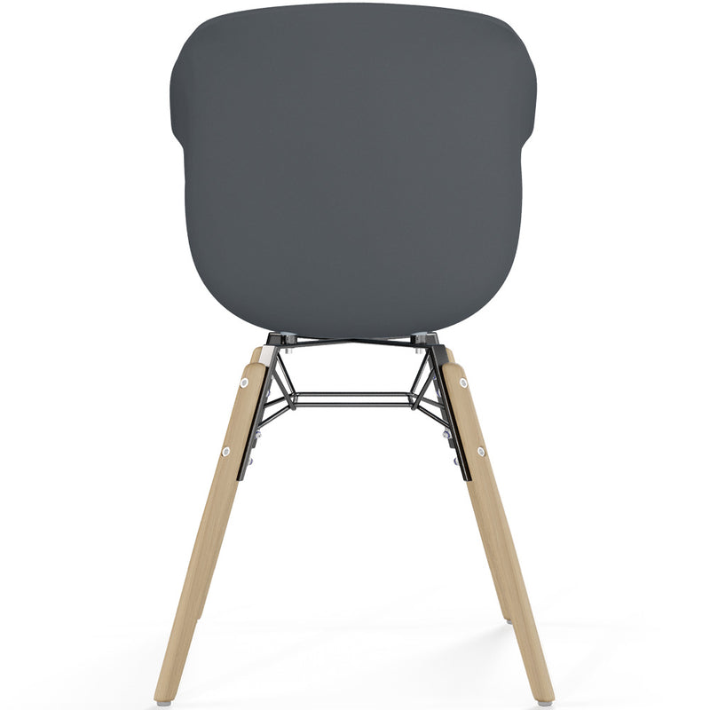 Dining Chair - Scandinavian Design - Natural Wood Legs - Polin