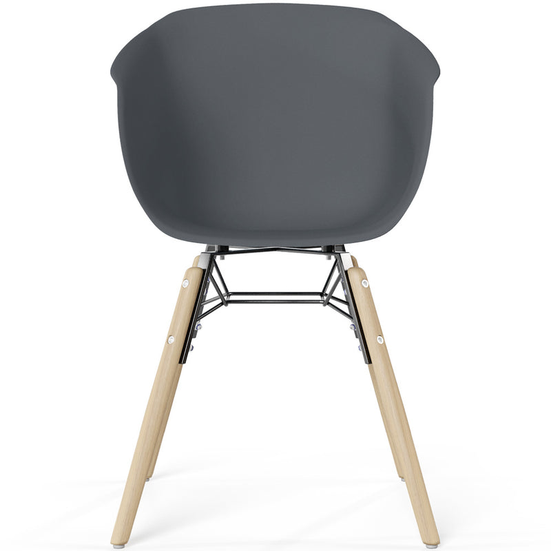 Dining Chair - Scandinavian Design - Natural Wood Legs - Polin