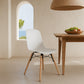 Dining chair with natural wood legs – Modern style and functionality - Broly