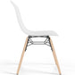 Dining chair with natural wood legs – Modern style and functionality - Broly