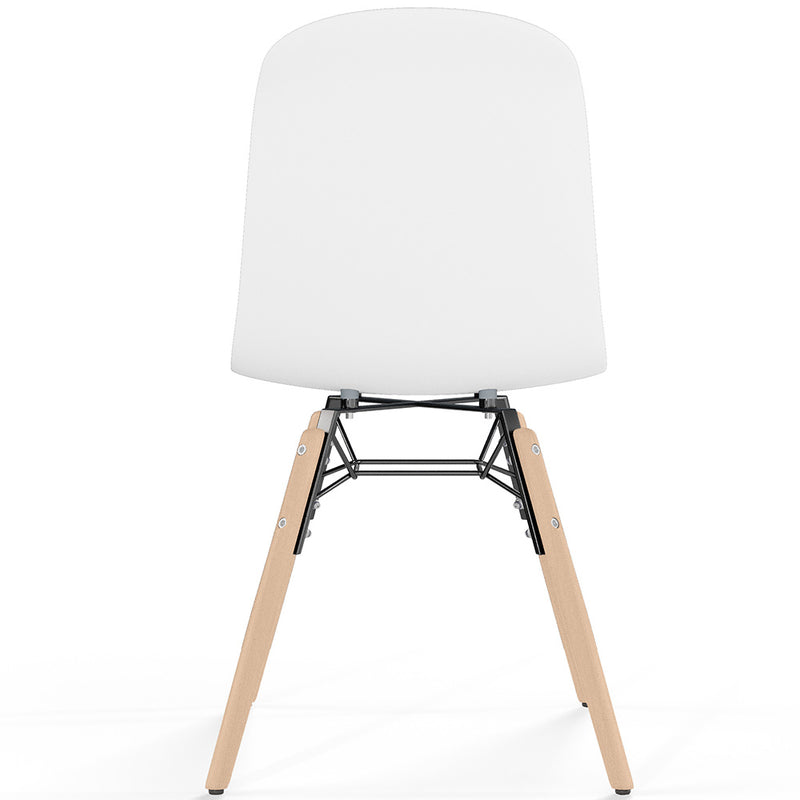 Dining chair with natural wood legs – Modern style and functionality - Broly
