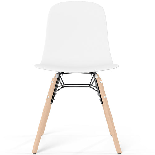 Dining chair with natural wood legs – Modern style and functionality - Broly