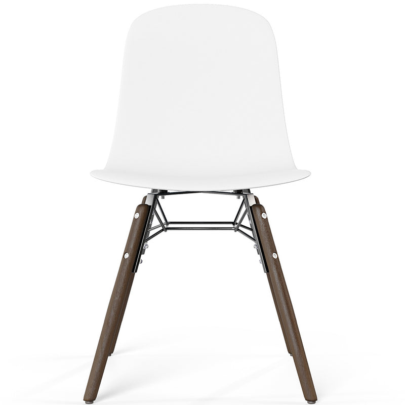 Dining chair with dark wood legs – Modern style and functionality - Broly