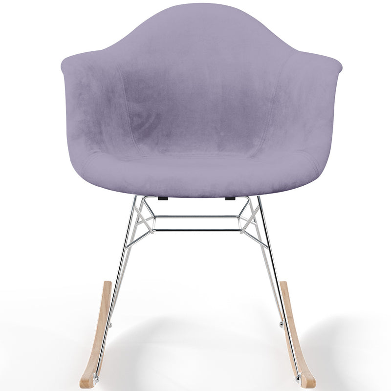 Rocking Chair Modern Fabric Upholstered – Nordic Style - Nordika