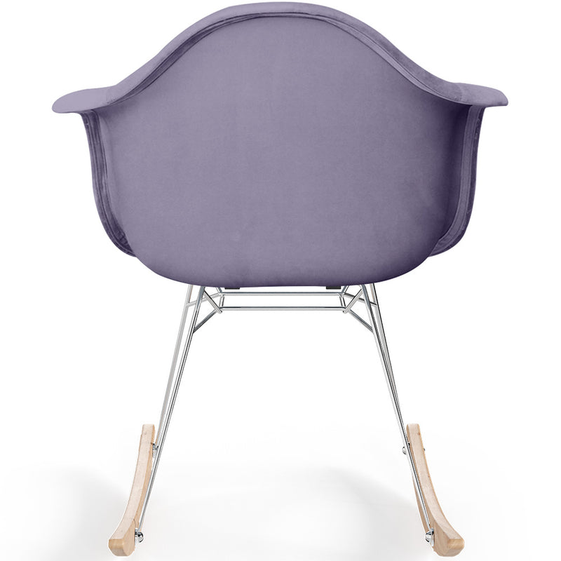 Rocking Chair Modern Fabric Upholstered – Nordic Style - Nordika