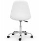 Office Chair Swivel with Wheels – Velvet Upholstery – Steel Legs - Denisse