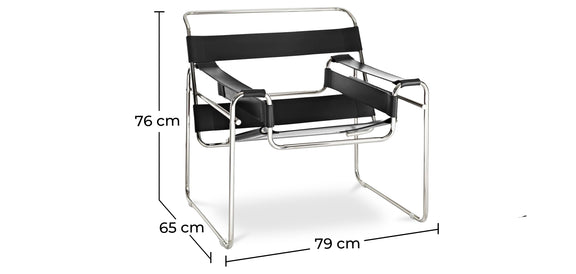 Lounge Chair - Leatherette & Metal - Ivan - gallery 8