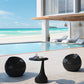 Ball Chair Modern with Contemporary Design in ABS – Shiny Round Seat for Home and Office – Circle - gallery 7