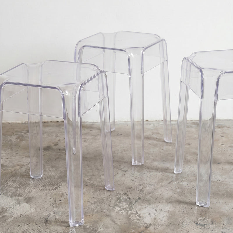 Stool Low Transparent - 47cm - Victoria Queen - gallery 9