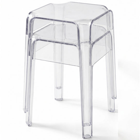 Stool Low Transparent - 47cm - Victoria Queen - gallery 5