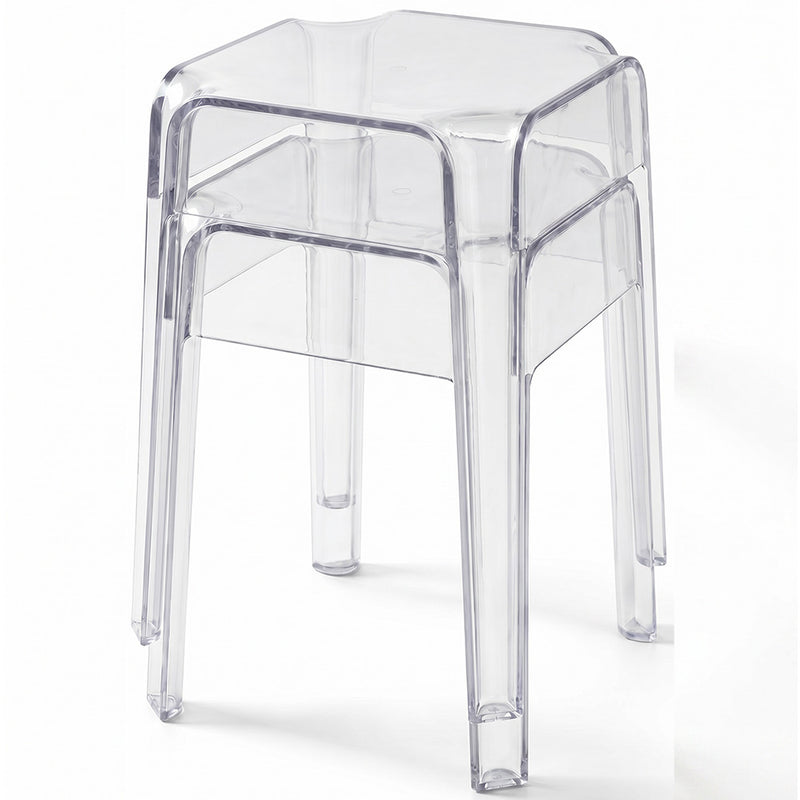 Stool Low Transparent - 47cm - Victoria Queen - gallery 5