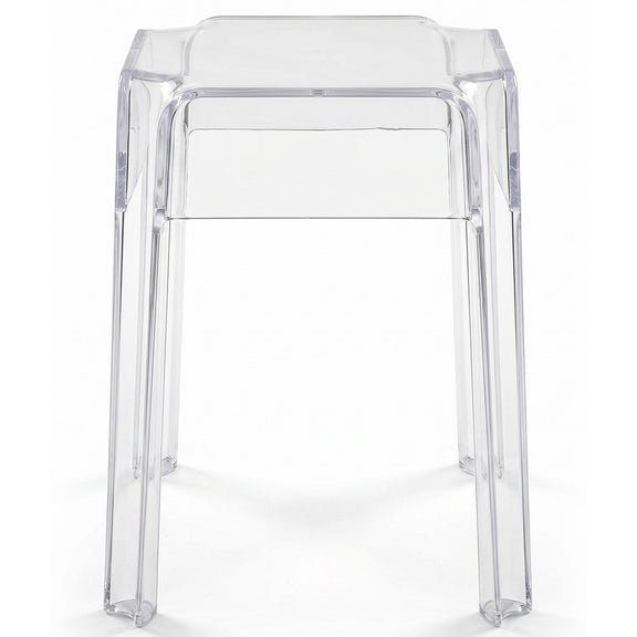 Stool Low Transparent - 47cm - Victoria Queen - gallery 1