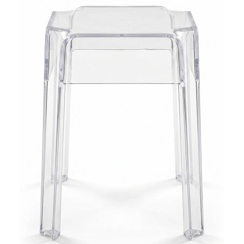 Stool Low Transparent - 47cm - Victoria Queen - gallery 1