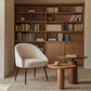Design Armchair - Upholstered in Boucle Fabric - Wasda - gallery 2