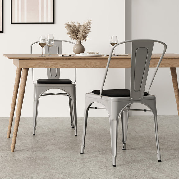 Steel Dining Chair - Industrial Design - New Edition - Stylix - gallery 2