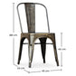 Steel Dining Chair - Industrial Design - New Edition - Stylix - gallery 7