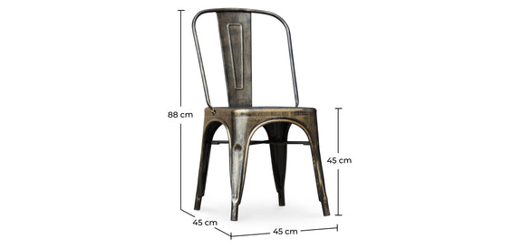 Steel Dining Chair - Industrial Design - New Edition - Stylix - gallery 7