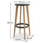 Wooden bar stool - Scandinavian style - Cesar