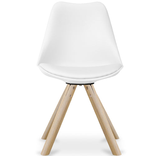 Chaise de salle à manger Denisse de style scandinave au design premium avec coussin