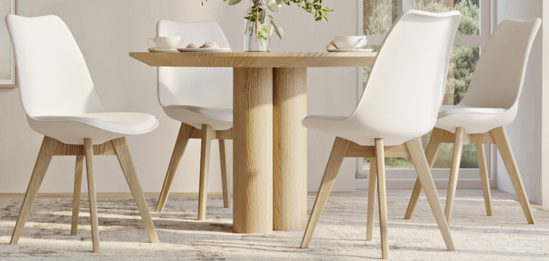 Chaise de bureau - Chaise de salle à manger - Style scandinave - Denisse