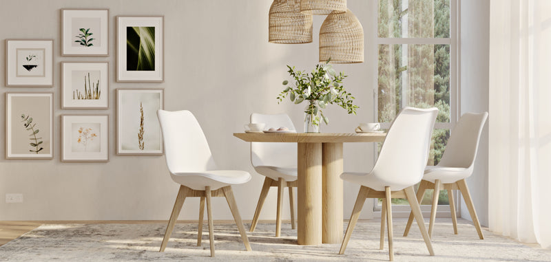 Chaise de bureau - Chaise de salle à manger - Style scandinave - Denisse