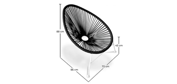 Acapulco Chair - White Legs - gallery 5