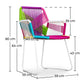 Outdoor Chair with Armrests - Garden Chair - Multicoloured - Frony - gallery 12